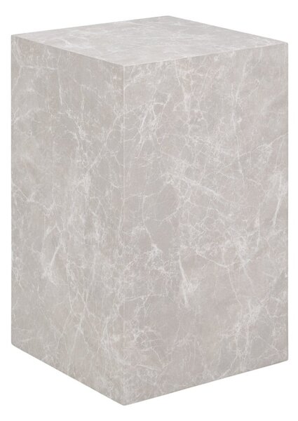 Odkladací stolík v dekore mramoru 30x30 cm Prague – House Nordic