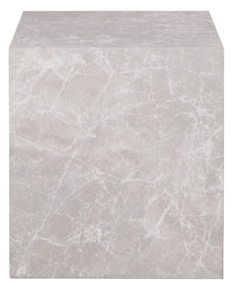 Odkladací stolík v dekore mramoru 40x40 cm Prague – House Nordic