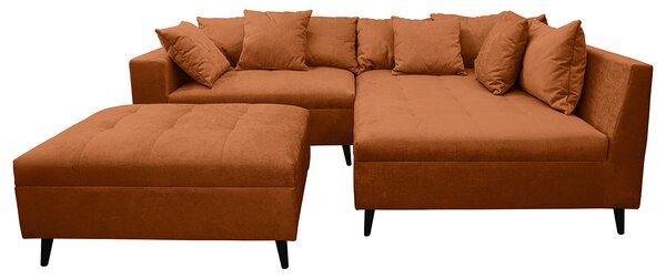 ROHOVÁ SEDAČKA, textil, hrdzavá MID.YOU - Sedačky, Online Only