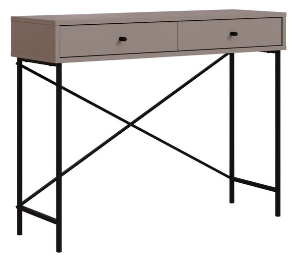 Sivobéžový konzolový stolík 35x110 cm Titan – Marckeric