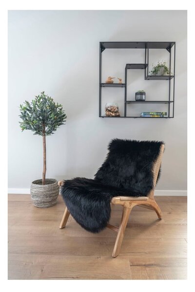 Čierny syntetický behúň 60x180 cm – House Nordic