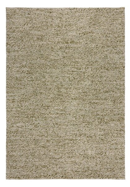 Kaki ručne tkaný koberec s prímesou vlny 160x230 cm Minerals – Flair Rugs