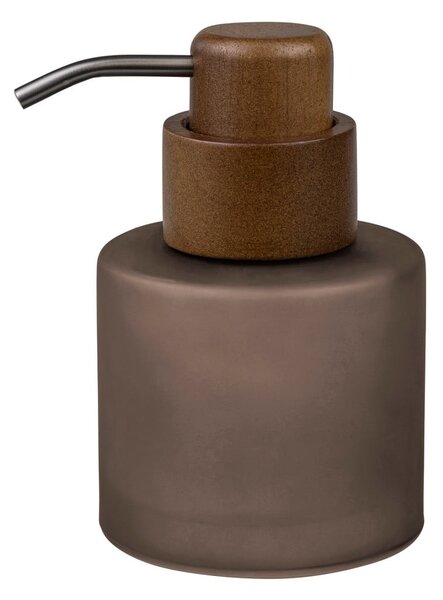Hnedý sklenený dávkovač mydla 310 ml Modest – Mette Ditmer Denmark