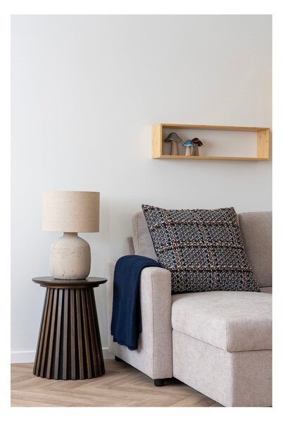 Krémová stolová lampa s textilným tienidlom (výška 46,5 cm) Bilby – House Nordic