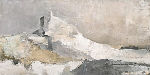 Obraz s ručne maľovanými prvkami 140x70 cm Nordic Shapes – Malerifabrikken