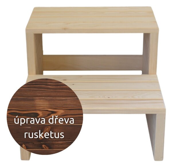 Hanscraft Schody k vírivke drevo - RUSKETUS