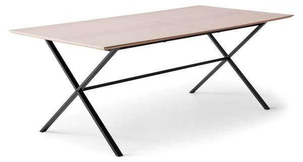 Rozkladací jedálenský stôl s doskou v dubovom dekore a prídavnou doskou 100x210 cm Meza – Hammel Furniture