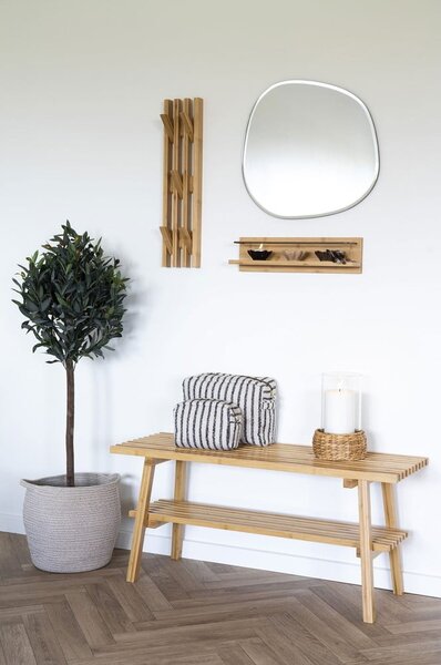 Bambusový nástenný vešiak v prírodnej farbe Ember – House Nordic