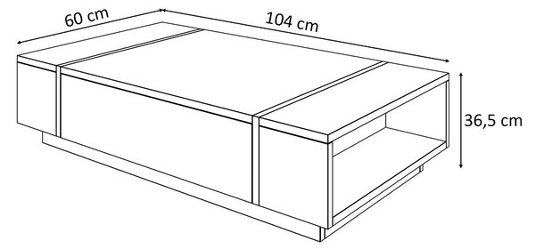 OBÝVACIA STENA / ZOSTAVA SANTINO DUB FLAGSTAFF