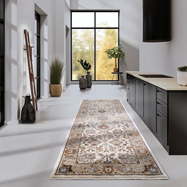 Hnedo-krémový behúň 80x190 cm Egon – Villeroy&Boch