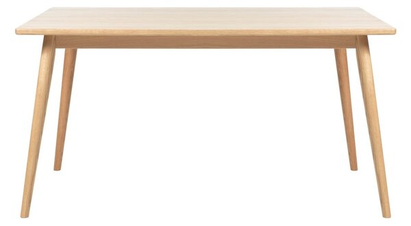 Rozkladací jedálenský stôl s doskou v dubovom dekore v prírodnej farbe 150x90 cm Barrali – Unique Furniture