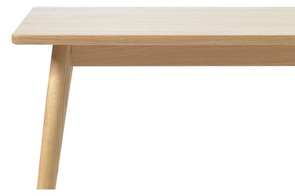 Rozkladací jedálenský stôl s doskou v dubovom dekore v prírodnej farbe 150x90 cm Barrali – Unique Furniture