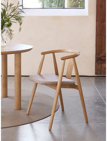 Béžová/v prírodnej farbe jedálenská stolička Relate – Unique Furniture