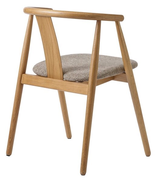 Béžová/v prírodnej farbe jedálenská stolička Relate – Unique Furniture