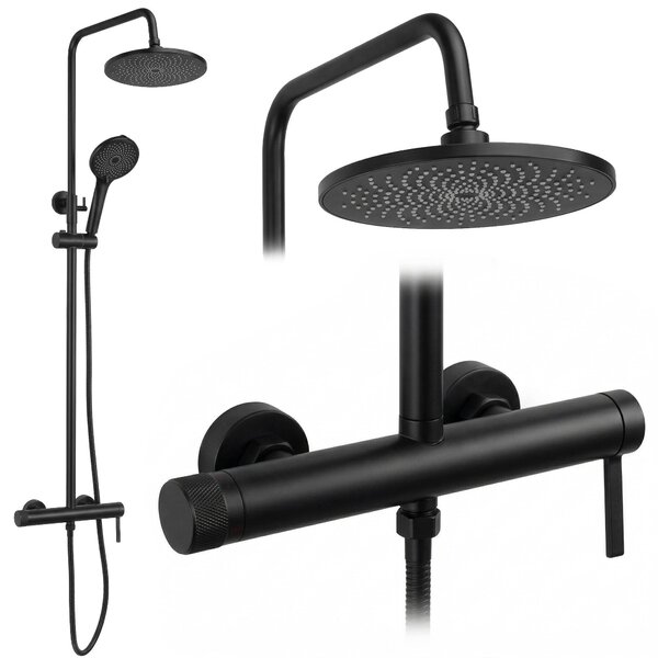 Sprchový set Rea Rivo Black