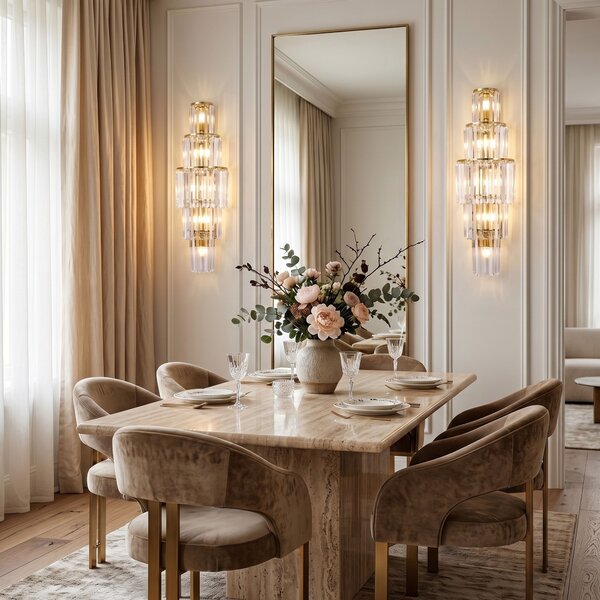 Toolight Toolight, Nástenné svietidlo SWE098-W 60 cm GOLD, OSW-30221