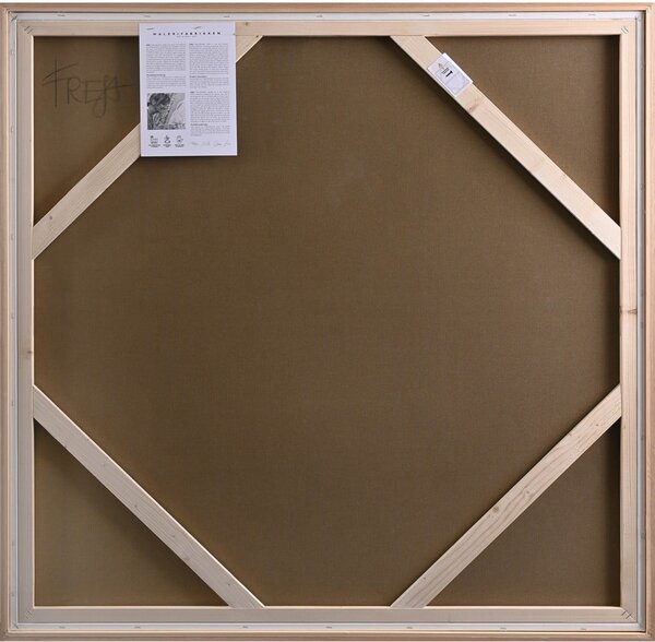 Ručne maľovaný obraz s rámom/na plátne 101x101 cm Featured – Malerifabrikken