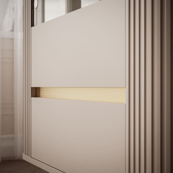 VITRÍNA PORTOFINO GOLD BÉŽOVÁ 76 cm
