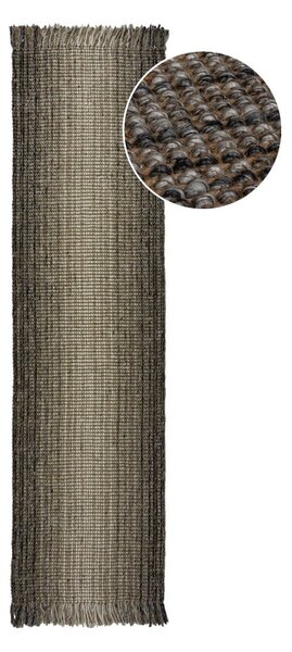 Sivý behúň 60x230 cm – Flair Rugs