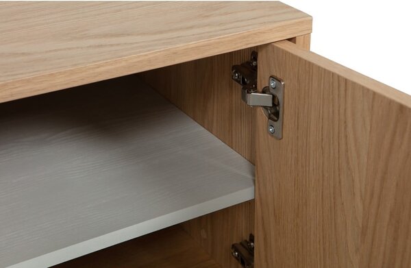 Modulárny TV stolík v dekore duba v prírodnej farbe 110x44 cm Modulair – vtwonen