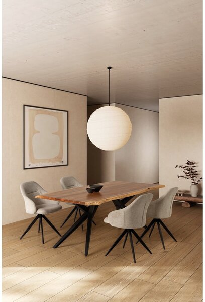 Jedálenský stôl s doskou z akácie 100x200 cm Mudri – MOME