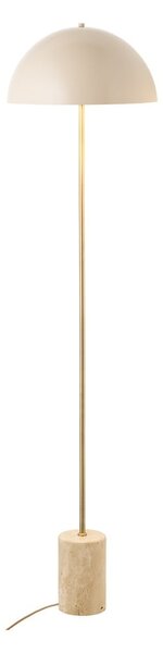 Béžová stojacia lampa s kovovým tienidlom (výška 155 cm) Sheffield – House Nordic