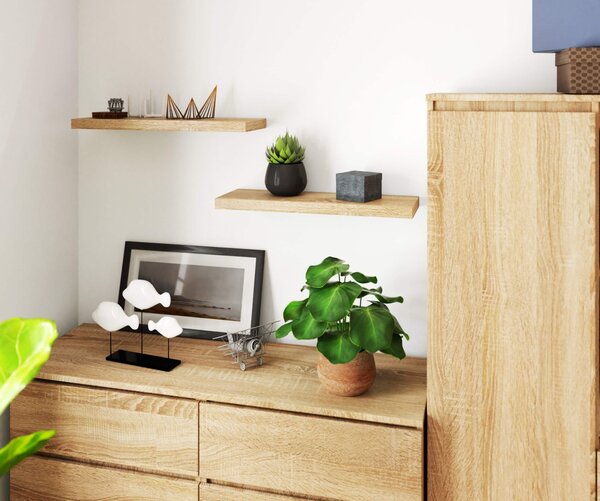 Ak furniture Polica PS-3 60 cm dub sonoma