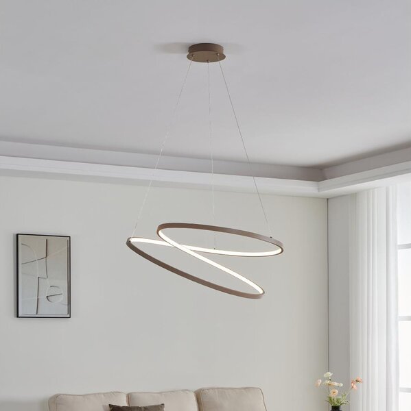 Eglo 901141 - LED Luster na lanku RUOTALE LED/42W/230V 3000K béžová