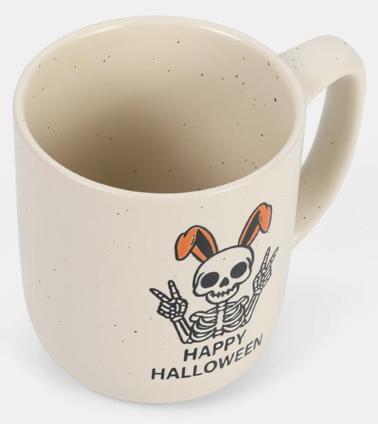 Sinsay - Hrnček s halloweenskym motívom - mandarínková