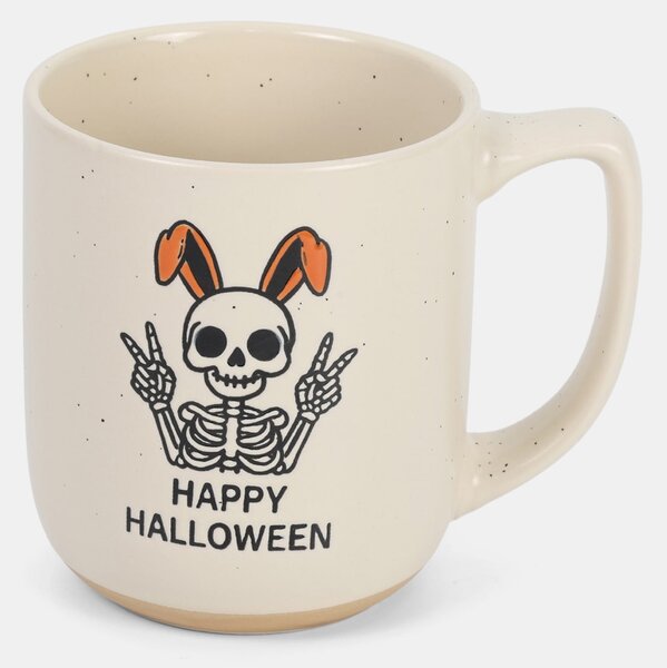 Sinsay - Hrnček s halloweenskym motívom - mandarínková