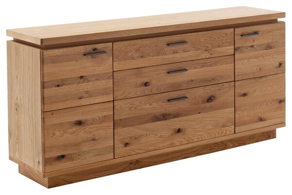 ŠIROKÁ KOMODA, dub, 180/84/44 cm Linea Natura - Komody