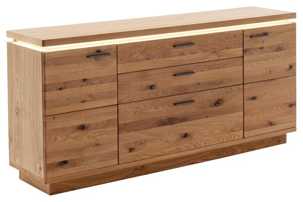 ŠIROKÁ KOMODA, dub, 180/84/44 cm Linea Natura - Komody