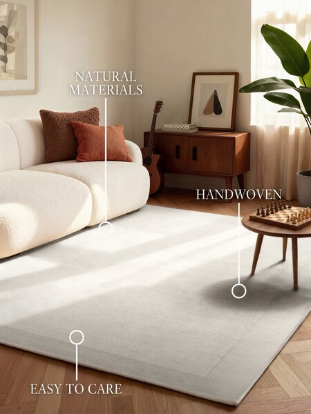Villeroy & Boch , Kusový koberec Kari 106281 Cream, 80x150, biela, obývacia izba
