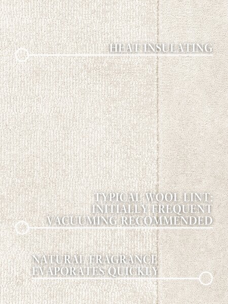 Villeroy & Boch , Kusový koberec Kari 106281 Cream, 80x150, biela, obývacia izba