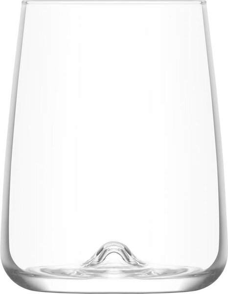 Pohár Terra, LAV, sklenený, na vodu, 360 ml, 64x100 mm, bal. 6 ks