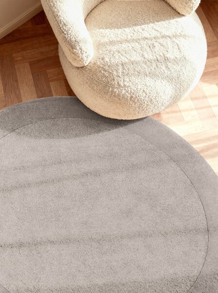 Villeroy & Boch Kusový koberec Kivi 106283 Grey kruh, 150x150 (priemer) kruh, šedá, obývacia izba
