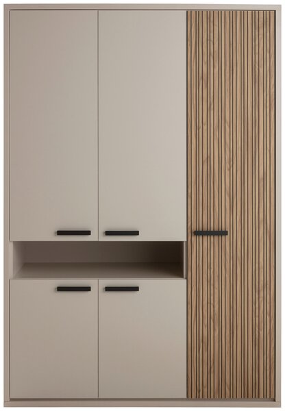 SKRIŇA S OTOČNÝMI DVERAMI, kašmírová, 147/217/63 cm Xora - Skrine