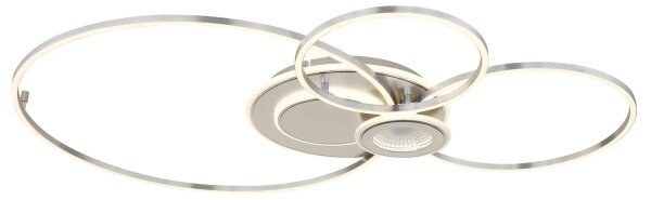Globo 68278-36 - LED stmievateľné stropné svietidlo BELTRAN LED/36W/230V strieborné+DO