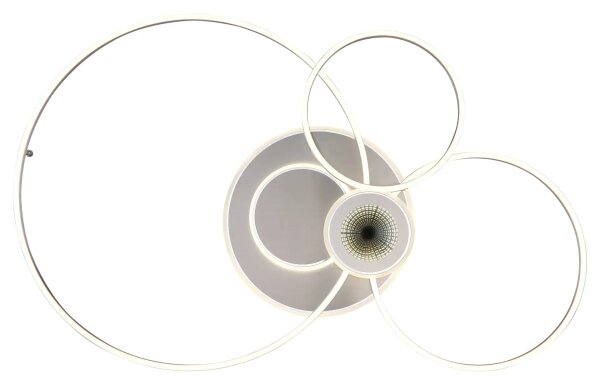 Globo 68278-36 - LED stmievateľné stropné svietidlo BELTRAN LED/36W/230V strieborné+DO