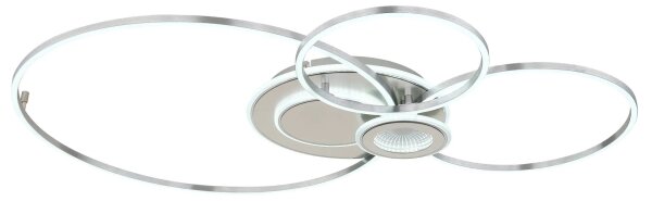 Globo 68278-36 - LED stmievateľné stropné svietidlo BELTRAN LED/36W/230V strieborné+DO