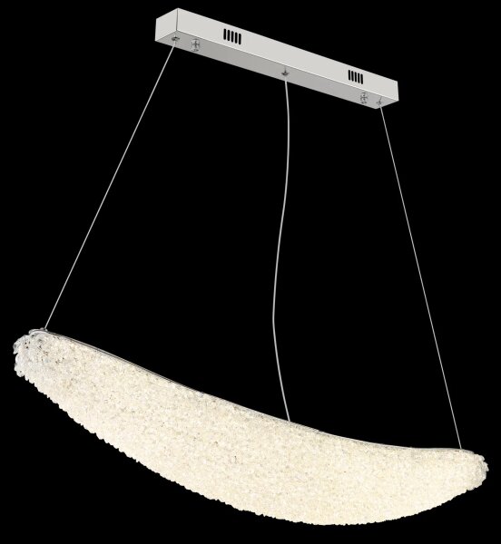 Globo 68524-40 - LED stmievateľný luster na lankách KRISTALLA LED/40W/230V lesklý chróm+DO