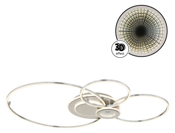 Globo 68278-36 - LED stmievateľné stropné svietidlo BELTRAN LED/36W/230V strieborné+DO