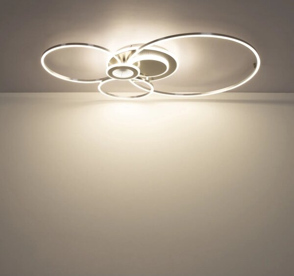 Globo 68278-36 - LED stmievateľné stropné svietidlo BELTRAN LED/36W/230V strieborné+DO