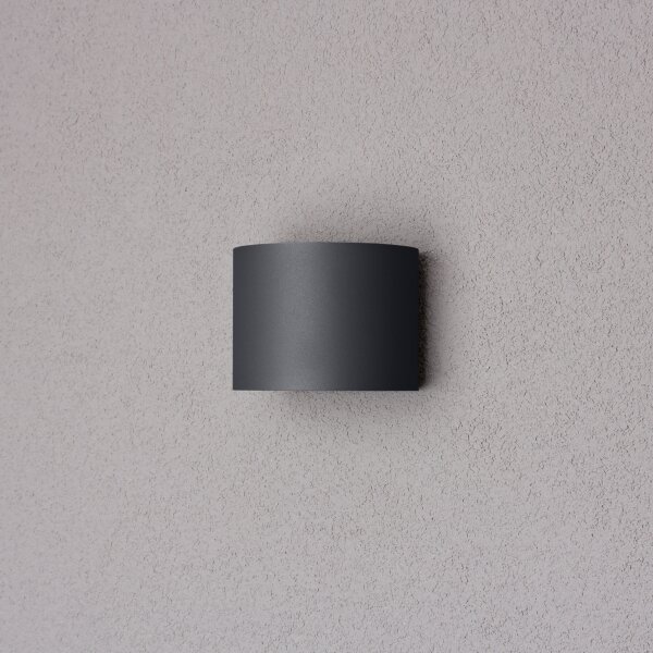 Brilagi - LED Vonkajšie nástenné svietidlo RONDO LED/6W/230V antracit IP54