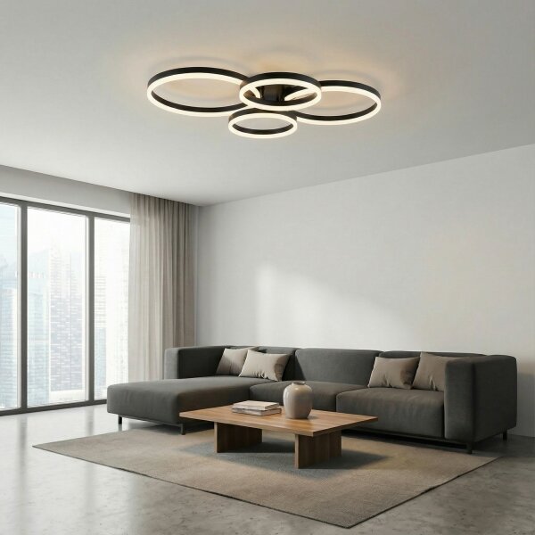 Brilagi - LED stmievateľné stropné svietidlo ORBITS LED/52W/230V 3000-6000K + DO