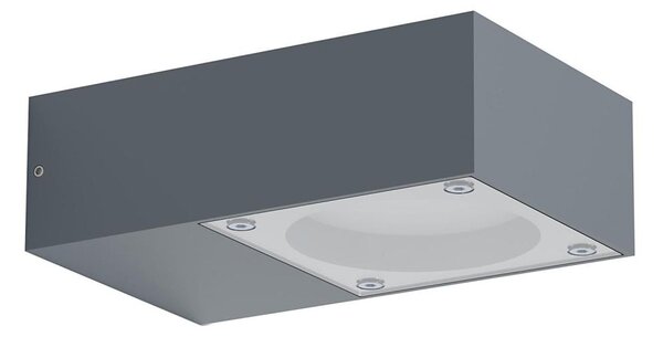 Ideal Lux - Vonkajšie nástenné svietidlo SIRIO 1xGX53/9W/230V IP65 antracit