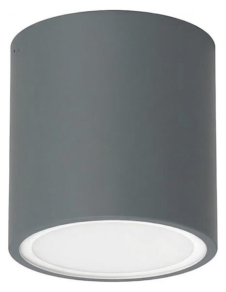 Ideal Lux - Vonkajšie bodové svietidlo TECHO 1xGU10/20W/230V pr. 9cm IP54 antracit