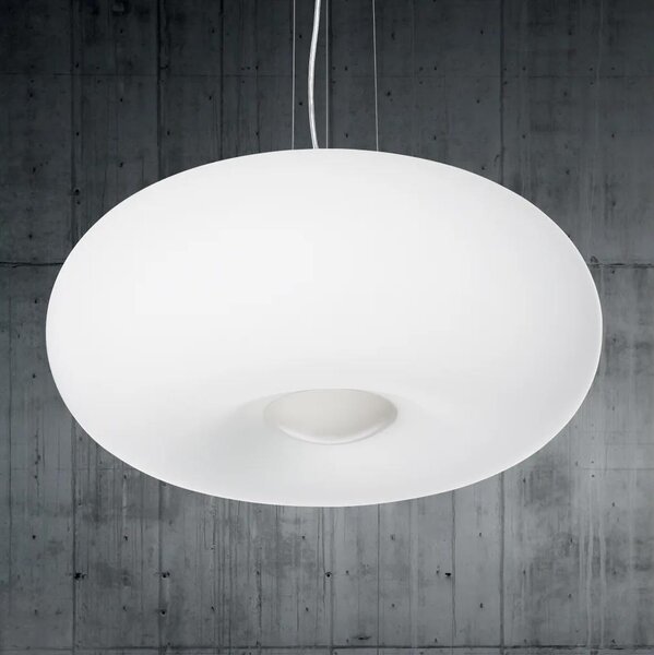 Ideal Lux - Luster na lanku ULISSE 3xE27/60W/230V pr. 42 cm biely