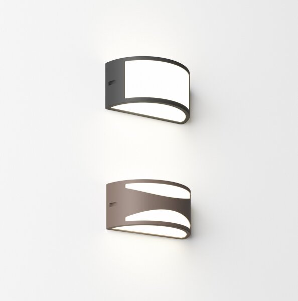 Ideal Lux - Vonkajšie nástenné svietidlo REX 1xE27/60W/230V IP44 hnedé