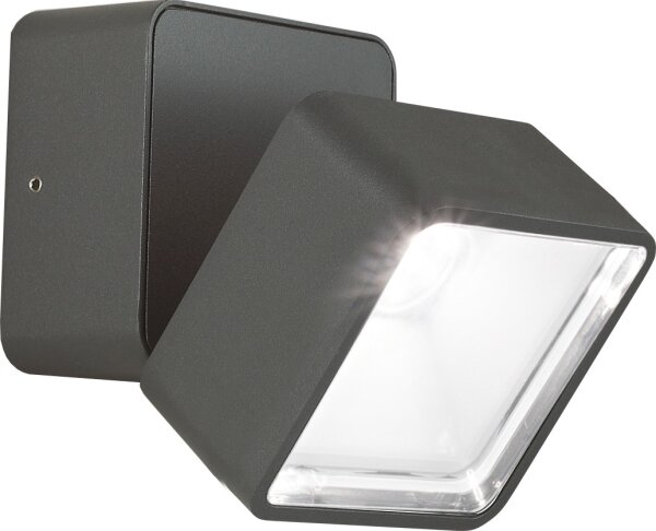 Ideal Lux -LED Vonkajšie nástenné svietidlo OMEGA LED/7W/230V CRI 90 IP54 antracit